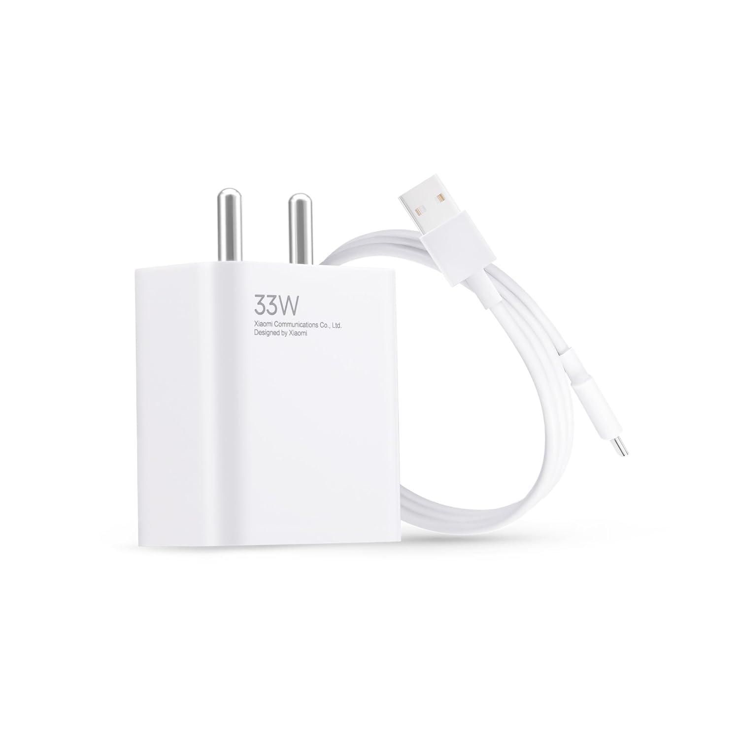 Mi 33W SonicCharge 2.0 USB Fast Charger ,Quick Charging for Smartphones, Tablets and iPhones (White)
