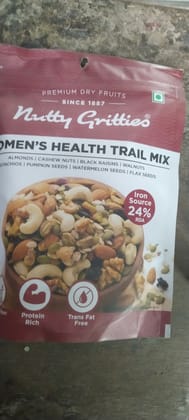 Nutty gritties Women's health trail mix 