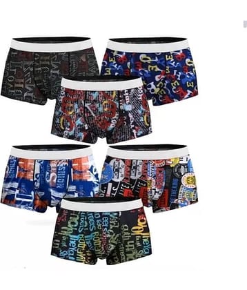 Cavenders Pack of 5 Nylon Trunks For Men's ( Multicolor )