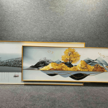 Modern Crystal Painting 40-Acrylic | Gloss Finish / H: 20 | L: 48 (Inch)