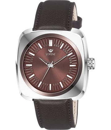 Lorenz Brown Leather Analog Men's Watch