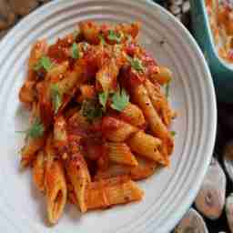 Red sauce pasta