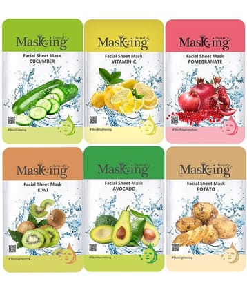 Masking - Fairness Sheet Mask for All Skin Type (Pack of 6)