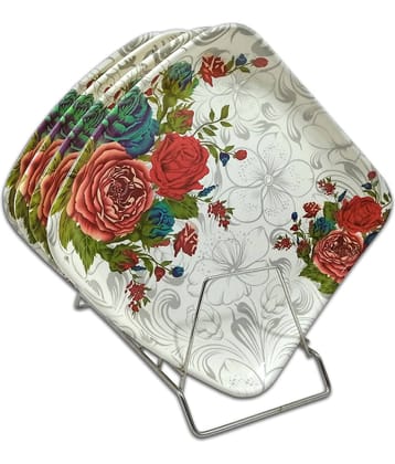 Inpro 4 Pcs Melamine Multi Color Full Plate
