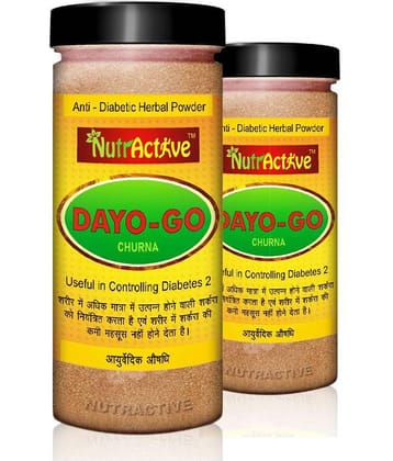 Nutractive Dayo-Go Churna | Anti Diabetic Capsule 300 Gm Pack of 2