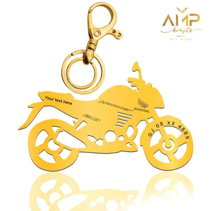HONDA Hornet 2.0 Keychain-Gold