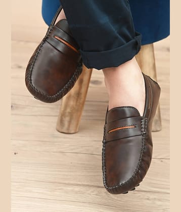 Prolific - Brown Men's Slip on loafers