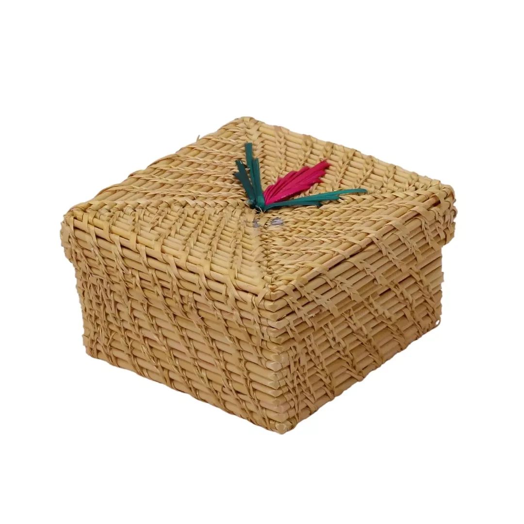 Tisser Square Box-4 Golden grass