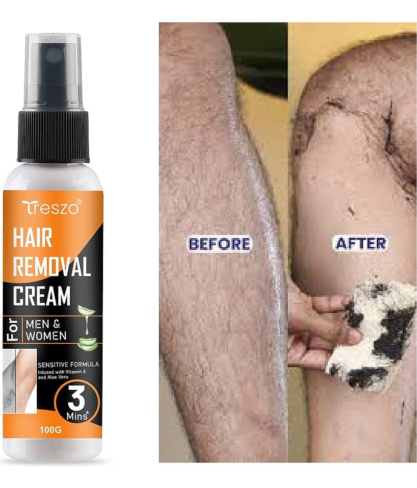Treszo Natural Hair Removal Hair Removal Creams for Men & Women 100 ( Pack of 1 )