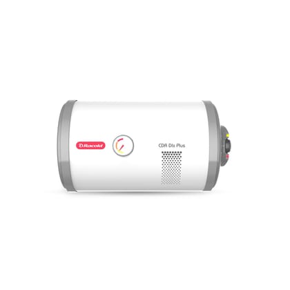Racold CDR DLX Plus RHS 15L Horizontal Energy Efficient Storage Water Heater(Geyser) with Free Installation & Pipes|Temperature Display & Knob|Fits Under False Ceilings|Titanium Enameled Coating Racold CDR DLX Plus RHS 15L Horizontal Energy Efficient Sto