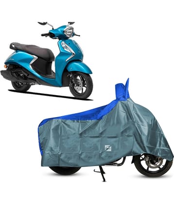 EGAL Bike Body Cover for Yamaha Yamaha Fascino 125 BS6 ( Pack of 1 ) , Grey