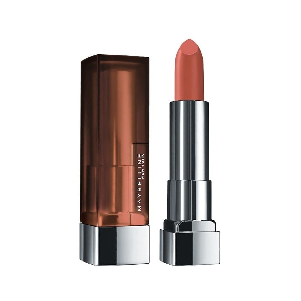 Maybelline New York Color Sensational Creamy Matte Lipstick lasts up to 12 Hours, Hydrate Lips, Rich Creamy Lipstick with Shea Butter, Available in 42 Shades - 657 Nude Nuance, 3.9g Maybelline New York Color Sensational Creamy Matte Lipstick lasts up to 