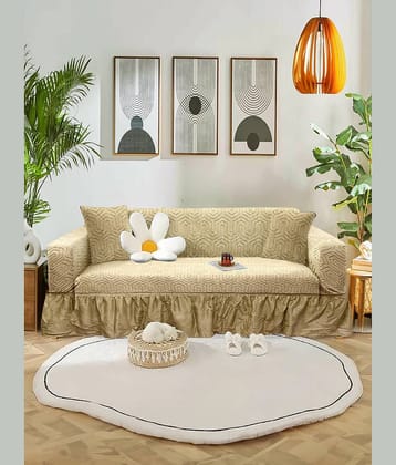 Cortina 2 Seater Polyester Sofa Cover ( Pack of 1 )