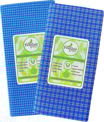 Feather Green Multi Lungi