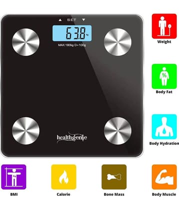 Healthgenie Digital Personal Body Fat Analyzer - Black
