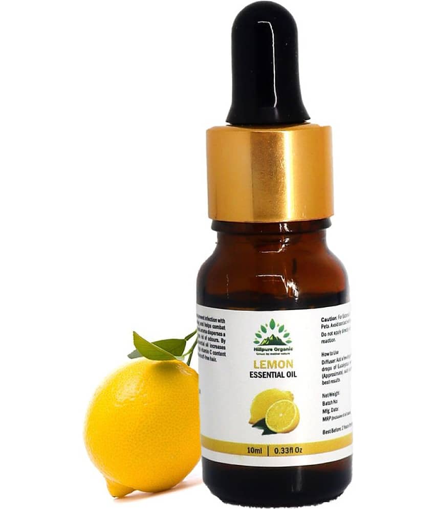 Hillpure Organic - Lemon Essential Oil 10 mL ( Pack of 1 )