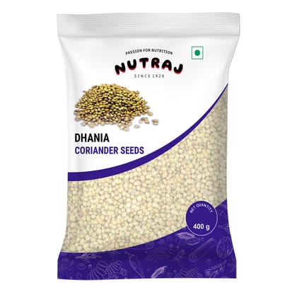 Nutraj Coriander Seeds (Dhaniya) 400gm