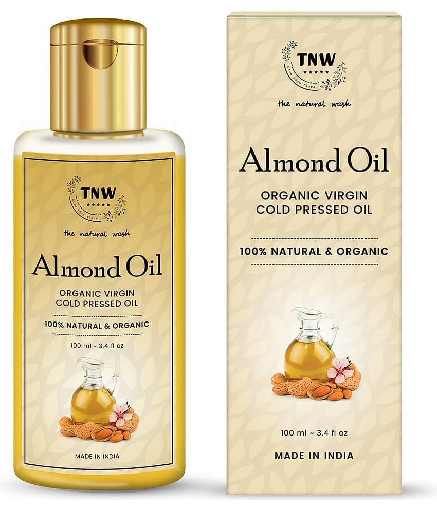 TNW - The Natural Wash Pure & Natural Virgin Almond Oil For Skin, Hair & Body, 100Ml