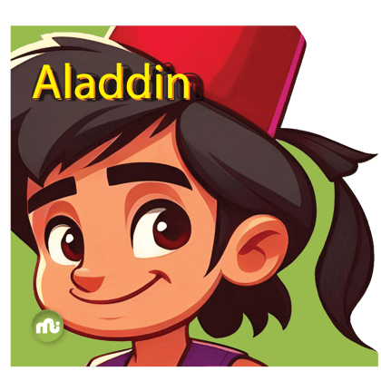 Cutout Board Book : Aladdin