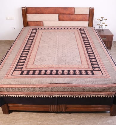 Hand Block Printed Bagh Cotton Double Bed Sheet