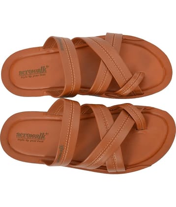 Aerowalk - Brown Men's Thong Flip Flop