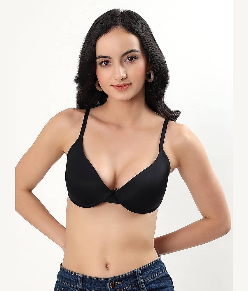 PARKHA Pack of 1 Polyester Heavily Padded T-Shirt Bra For Women ( White )