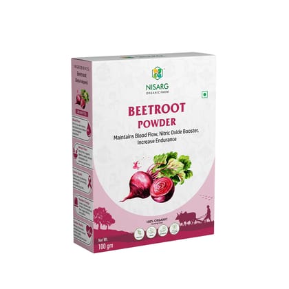 Nisarg Beetroot Powder 100g Natural Beetroot Powder for Cooking and Wellness