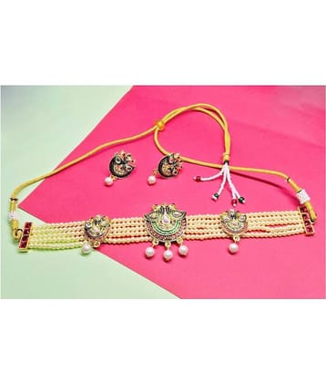 gilher - Gold Alloy Necklace Set ( Pack of 1 )