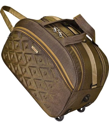 Red vick 40 Ltrs Brown Polyester Duffle Bag