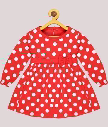 Babeezworld Cotton Frock For Girls ( Pack of 1 , Blue )