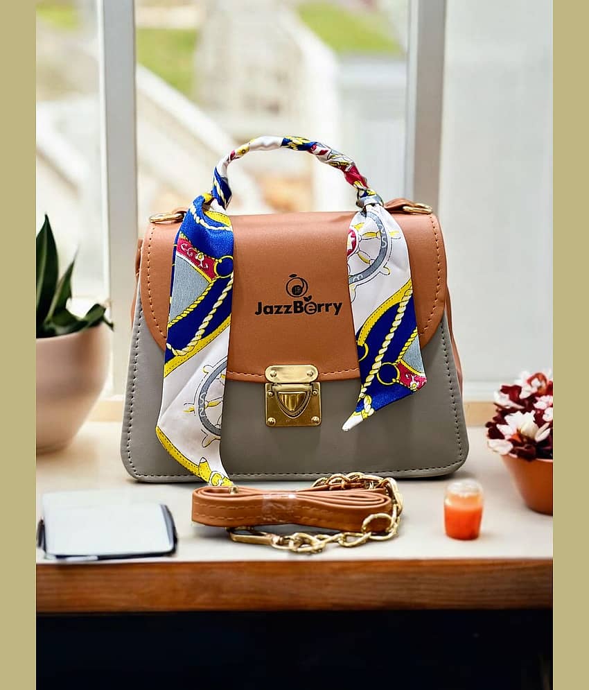 Jazzberry Sling Bag PU Set of 1 ( Beige )