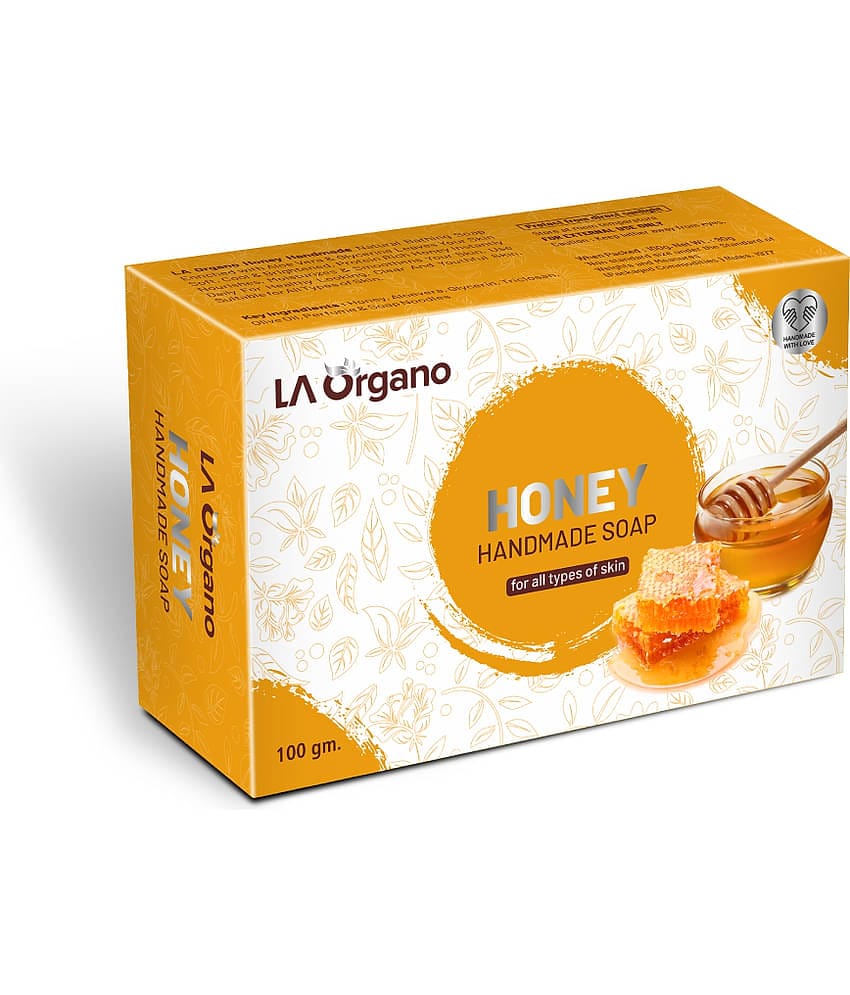 LA ORGANO Honey Handmade Natural Bath Soap Soap 100 g