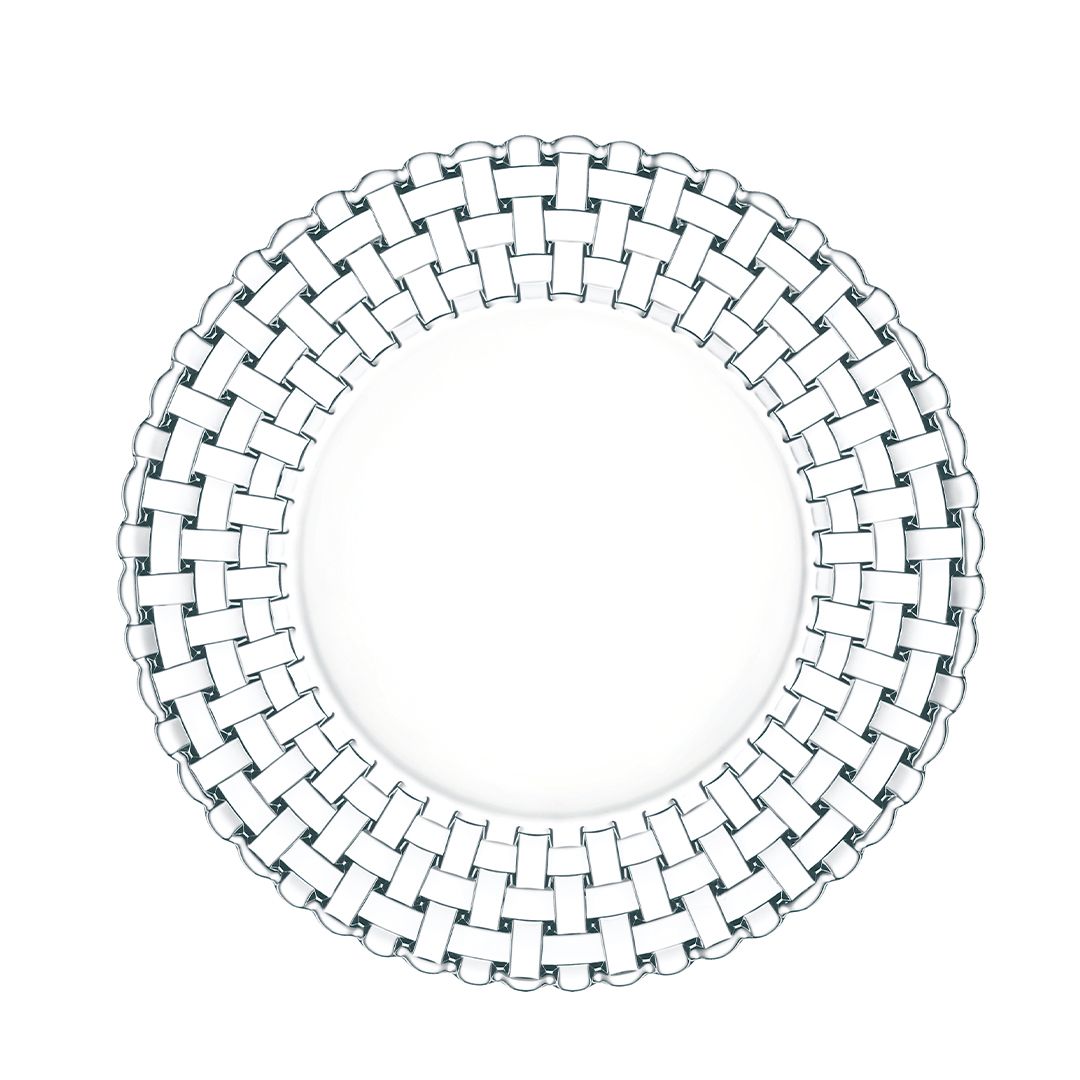 Nachtmann Bossanova Crystal Plate 23Cm (Half Design) Set 2'