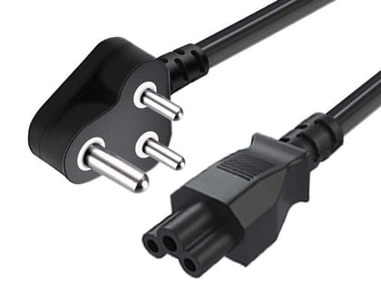 Champion 3-Pin AC Power Cable Cord for Laptops and Notebooks, Universal Replacement Charger/Adapter Cord-1.2mtr