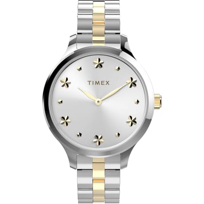 Timex Silver-Tone Dial Analog Women Watch - TW2V23500-Silver