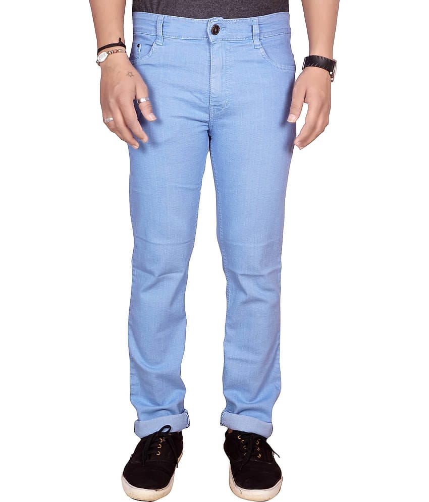 JB JUST BLACK Regular Fit Cuffed Hem Men's Jeans - Olive Green ( Pack of 1 )