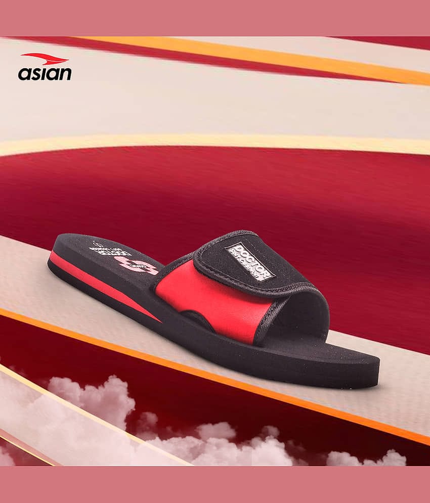 ASIAN AFG-711 Red Men's Slide Flip Flop