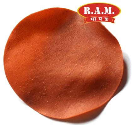 Ram Papad Red Chilli Papad (200g) | Spicy Rice Crisps Infused with Aromatic Red Chillies Bold Flavor