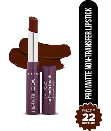 Hilary Rhoda Maroon Matte Lipstick 13