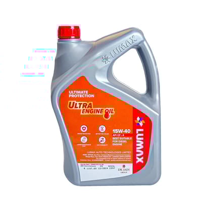 Lumax Ultra Engine Oil 15W-40 API CF4 | Multigrade Diesel Engine Oil | For Commercial & Passenger Vehicles | 3L Lumax Ultra Engine Oil 15W-40 API CF4 | Multigrade Diesel Engine Oil | For Commercial & Passenger Vehicles | 3L