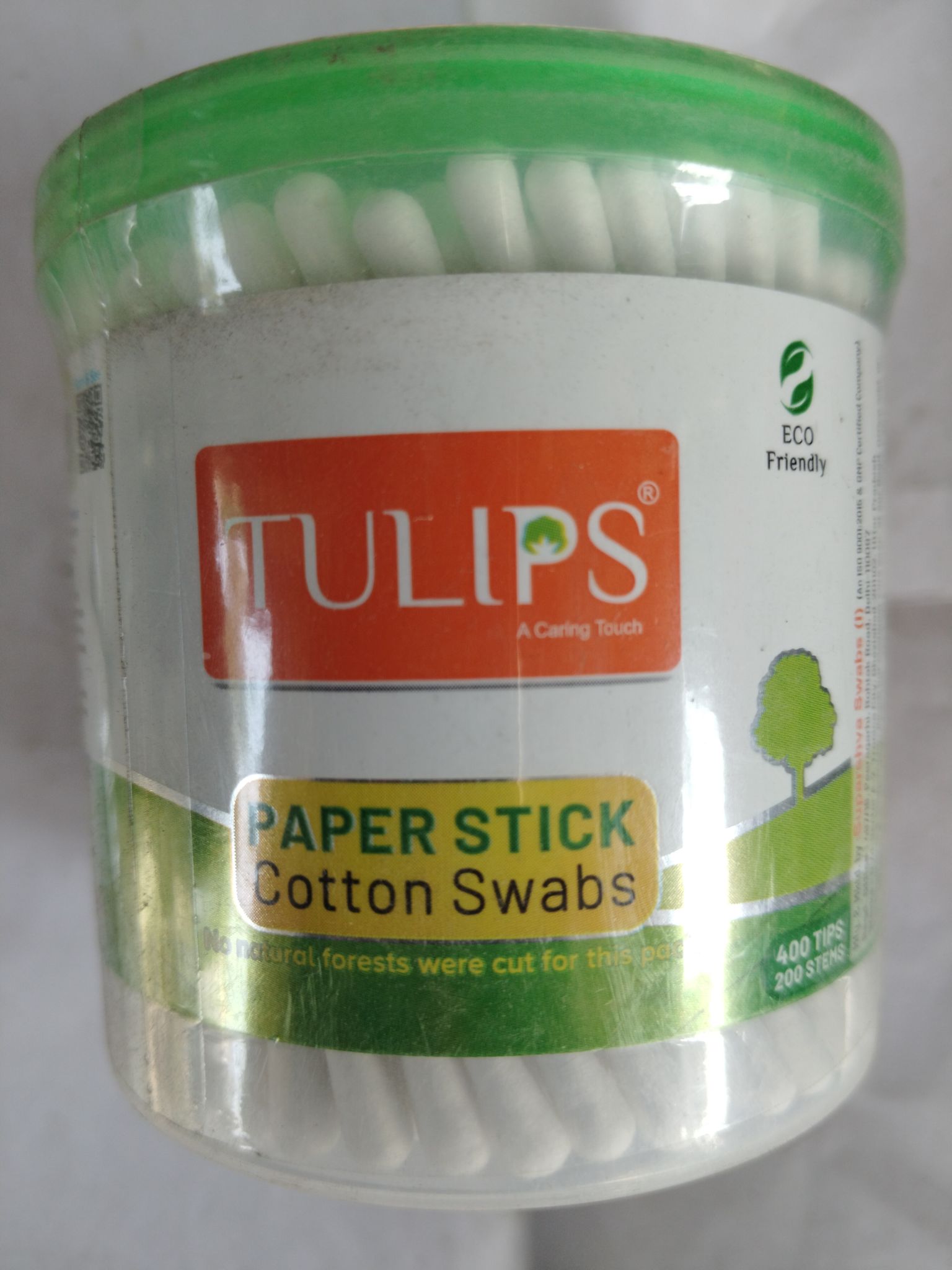 Tulips Paper stick Cotton swabs 200stems 