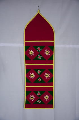 Applique Wall Hanging Traditional Decor