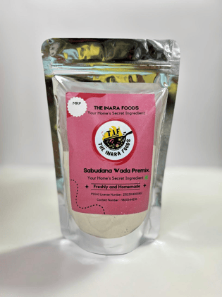The Inara Foods Sabudana Wada Premix (200g) | Freshly & Homemade | Quick Snack The Inara Foods Sabudana Wada Premix (200g) | Freshly & Homemade | Quick Snack