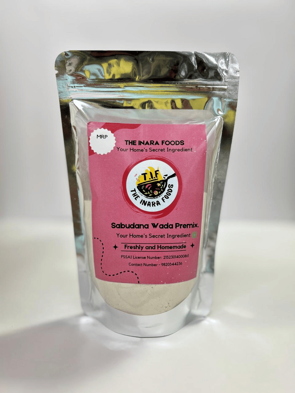 The Inara Foods Sabudana Wada Premix (200g) | Freshly & Homemade | Quick Snack