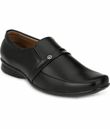 RL Rocklin Men Black Men's Slip On Formal Shoes
