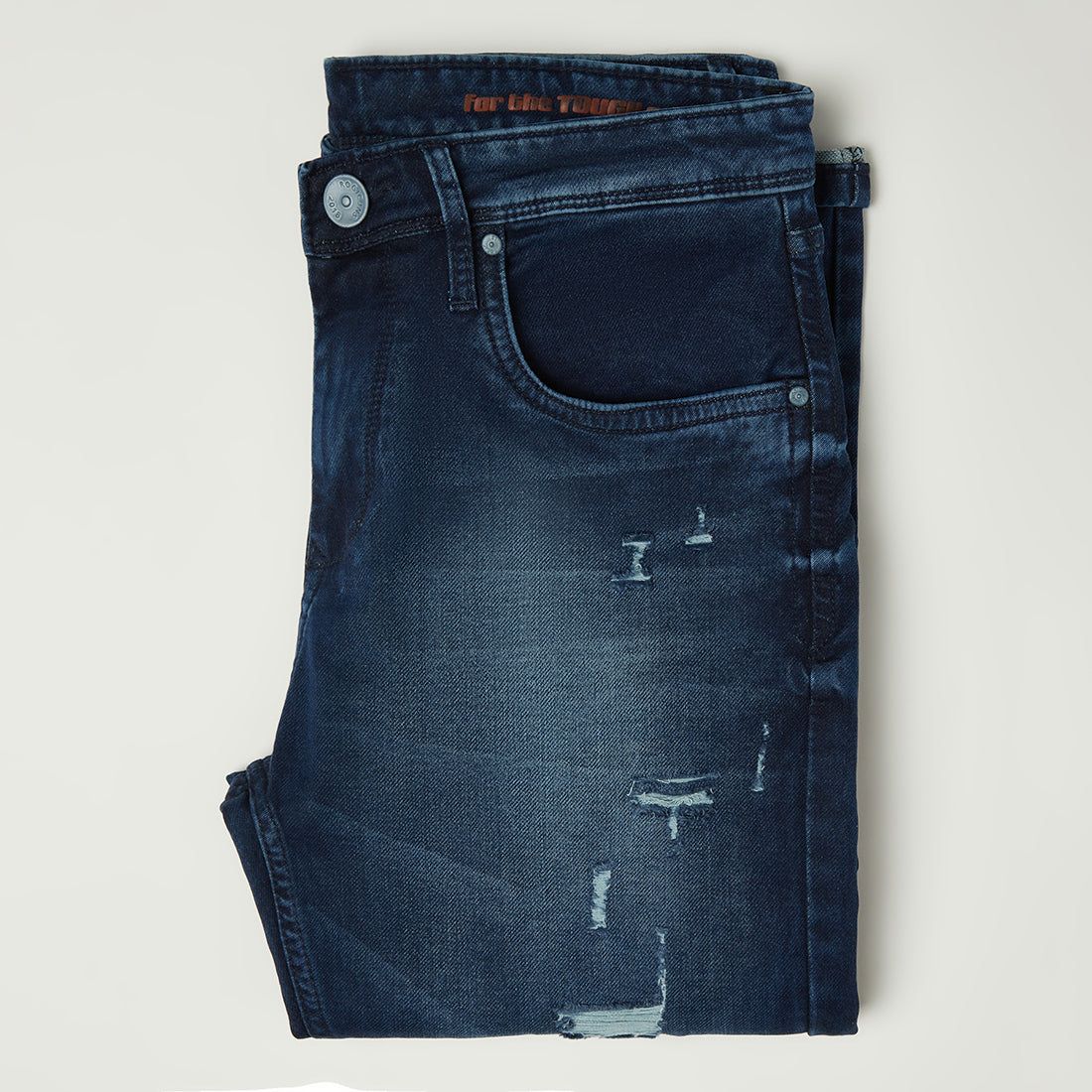 The Motif Jean <br> in Ripped Original Indigo-32