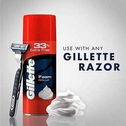 GILLETE FOAM REGULAR 418GM