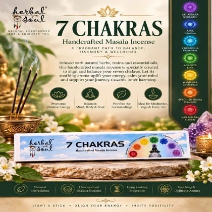 7 Chakra Handcrafted Masala Incense Agarbatti
