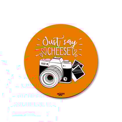 Mooch Magnetic Coaster - Just Say Cheese