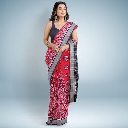 Bomkai Cotton Saree
